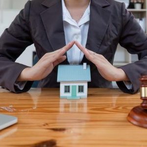 beautiful-asian-woman-lawyer-work-real-estate-loan-contract-example-home-mallet-with-laptop-placed-office